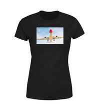Thumbnail for Beautiful Airbus A330 on Approach Designed Women T-Shirts