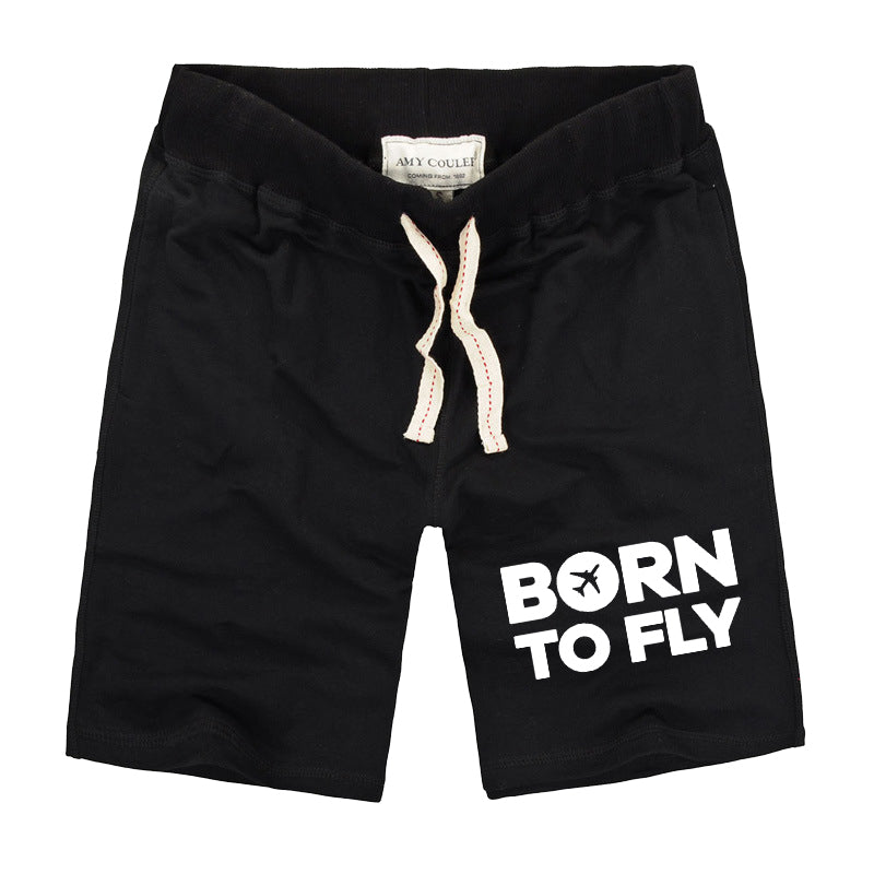 Born To Fly Special Designed Cotton Shorts