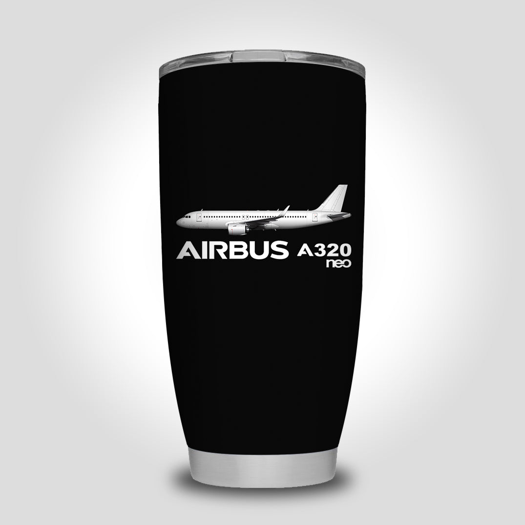 The Airbus A320Neo Designed Tumbler Travel Mugs