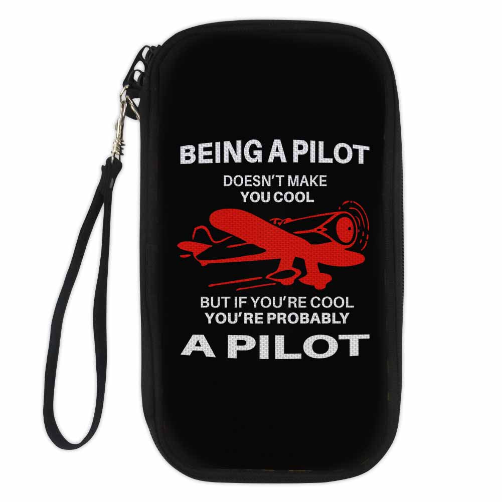 If You're Cool You're Probably a Pilot Designed Travel Cases & Wallets