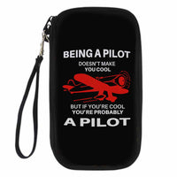 Thumbnail for If You're Cool You're Probably a Pilot Designed Travel Cases & Wallets