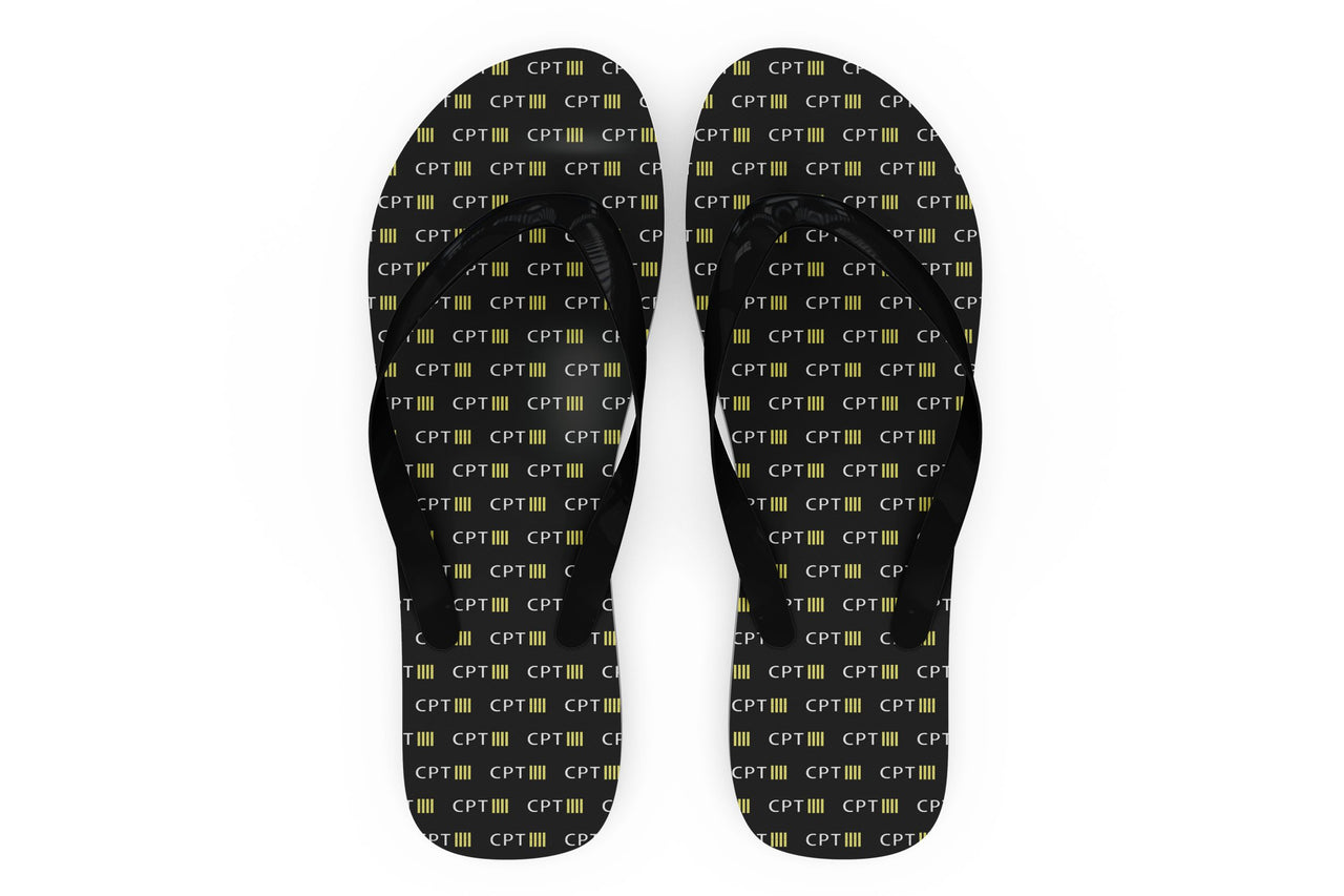 CPT & 4 Lines Designed Slippers (Flip Flops)