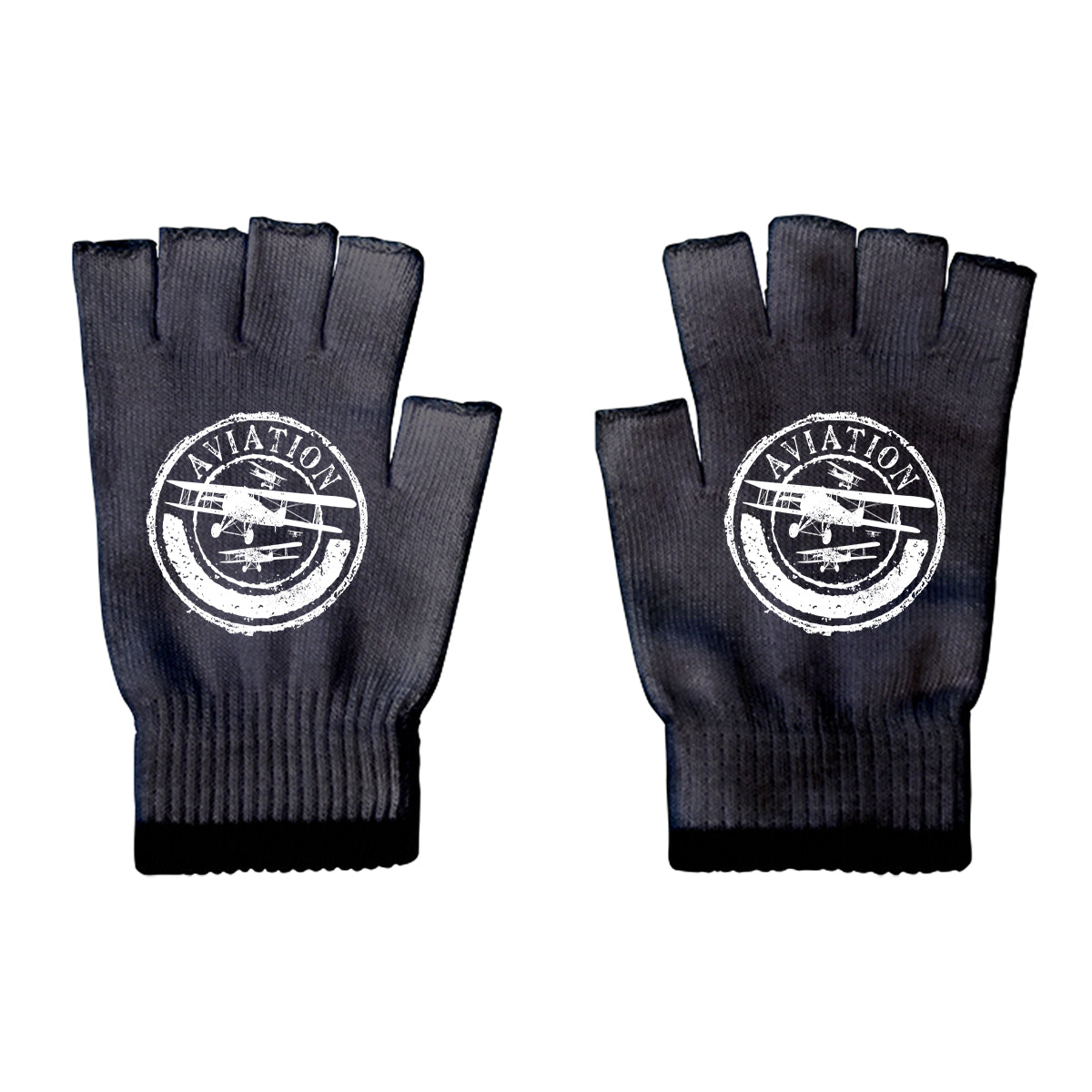 Aviation Lovers Designed Cut Gloves
