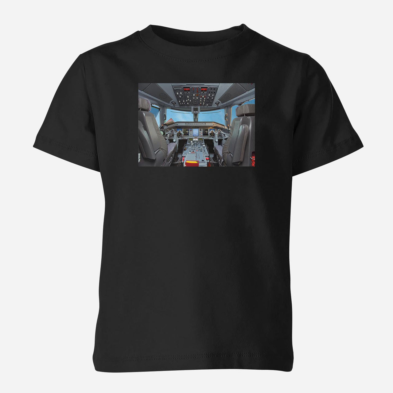 Embraer E190 Cockpit Designed Children T-Shirts