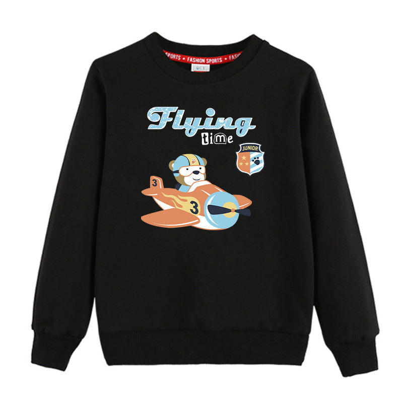 Flying Time & Junior Pilot Designed "CHILDREN" Sweatshirts