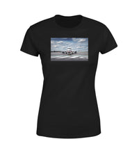 Thumbnail for Amazing Clouds and Boeing 737 NG Designed Women T-Shirts