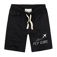 Thumbnail for Just Fly It & Fly Girl Designed Cotton Shorts