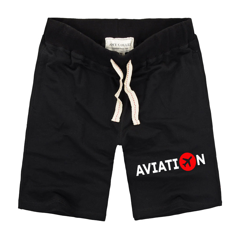 Aviation Designed Cotton Shorts