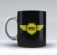 Thumbnail for Born To Fly & Badge Designed Mugs