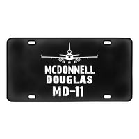 Thumbnail for McDonnell Douglas MD-11 & Plane Designed Metal (License) Plates