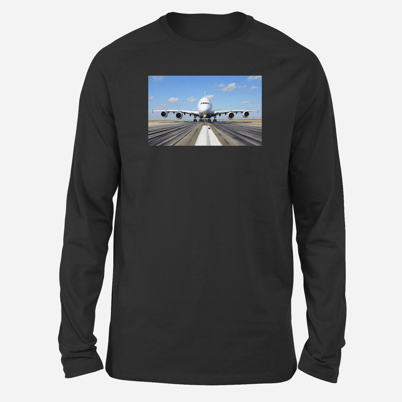 Mighty Airbus A380 Designed Long-Sleeve T-Shirts
