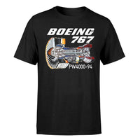 Thumbnail for Boeing 767 Engine (PW4000-94) Designed T-Shirts
