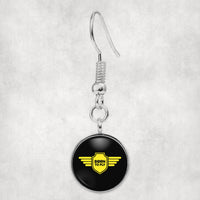 Thumbnail for Born To Fly & Badge Designed Earrings