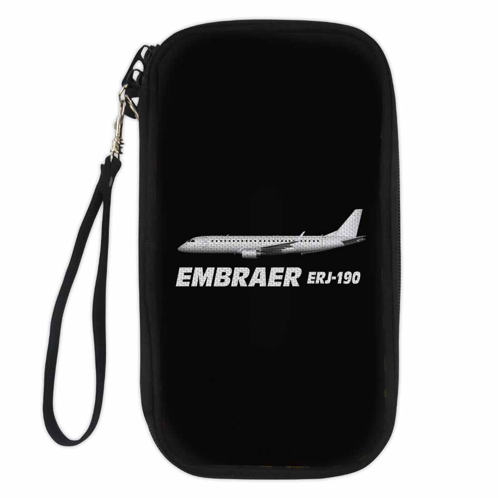 The Embraer ERJ-190 Designed Travel Cases & Wallets