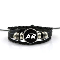 Thumbnail for ATR & Text Designed Leather Bracelets