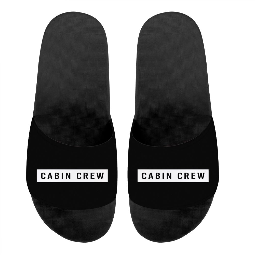 Cabin Crew Text Designed Sport Slippers