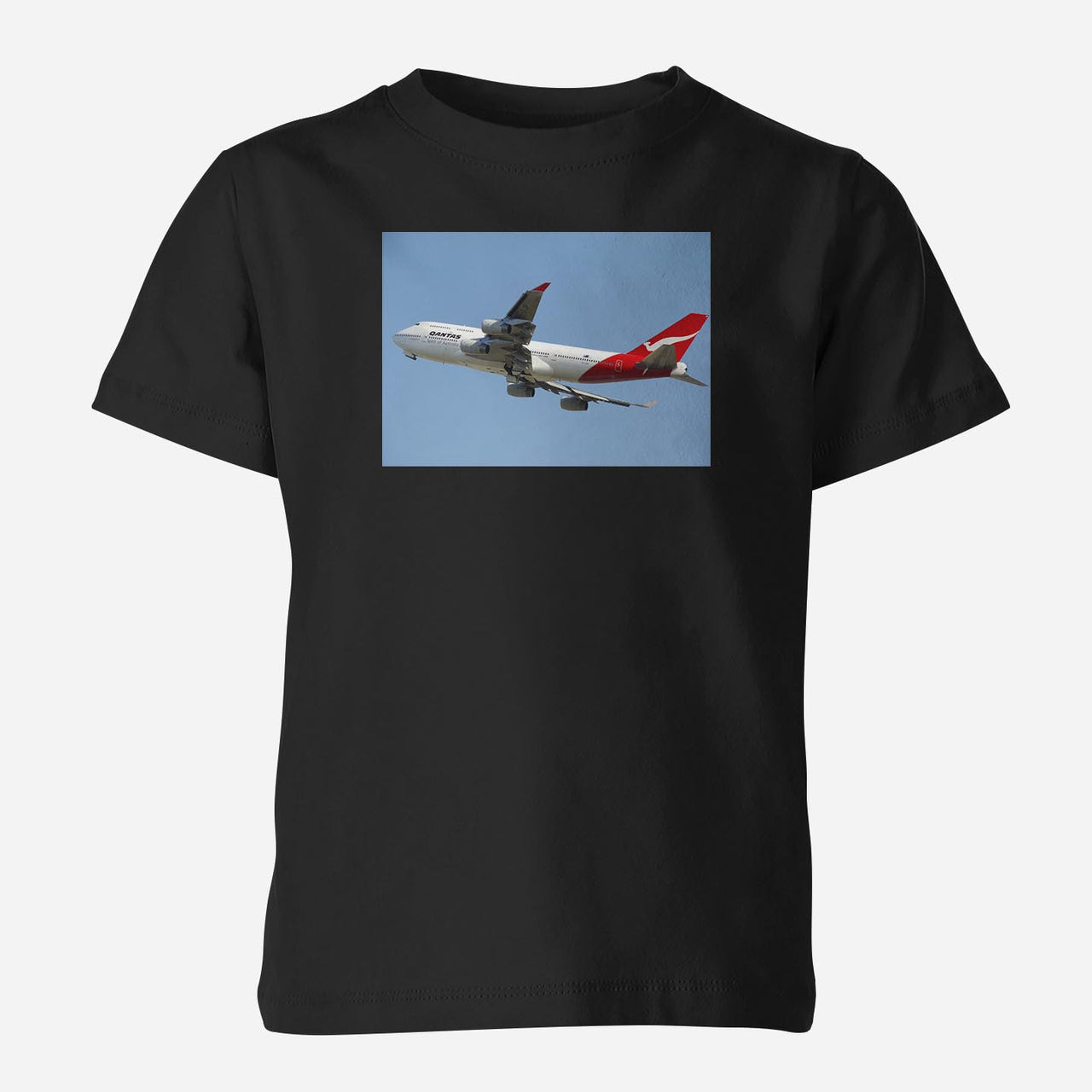 Departing Qantas Boeing 747 Designed Children T-Shirts