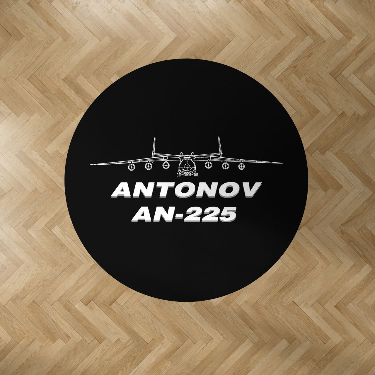 Antonov AN-225 (26) Designed Carpet & Floor Mats (Round)