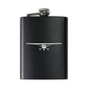 Cessna 172 Silhouette Designed Stainless Steel Hip Flasks