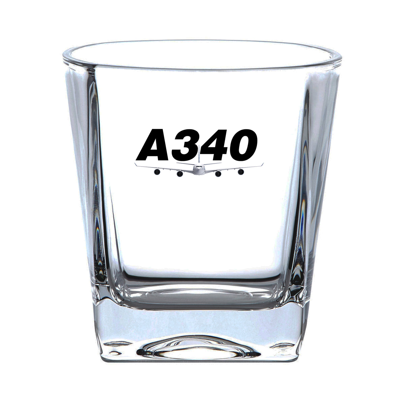 Super Airbus A340 Designed Whiskey Glass