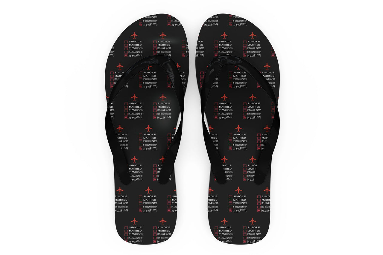 In Aviation Designed Slippers (Flip Flops)
