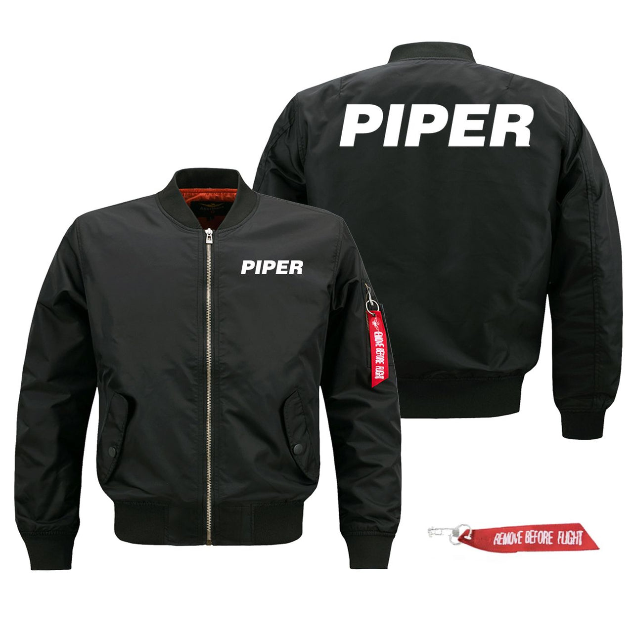 Piper & Text Designed Pilot Jackets (Customizable)