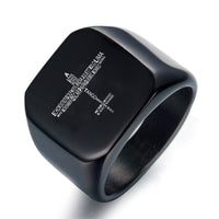 Thumbnail for Propeller Shape Aviation Alphabet Designed Men Rings