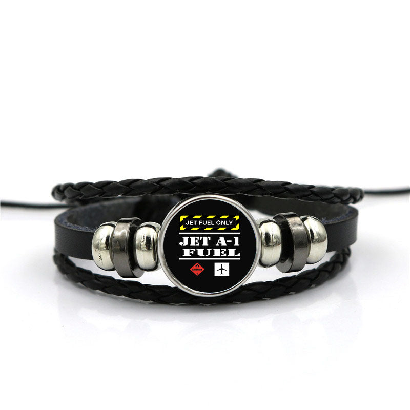 Jet Fuel Only Designed Leather Bracelets