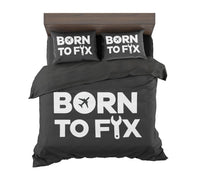 Thumbnail for Born To Fix Airplanes Designed Bedding Sets