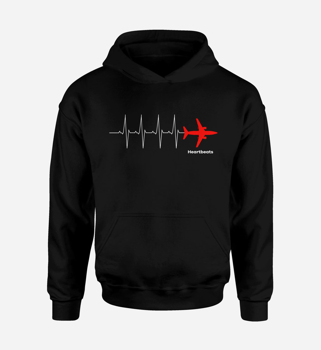 Aviation Heartbeats Designed Hoodies