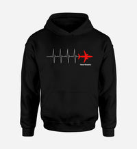 Thumbnail for Aviation Heartbeats Designed Hoodies