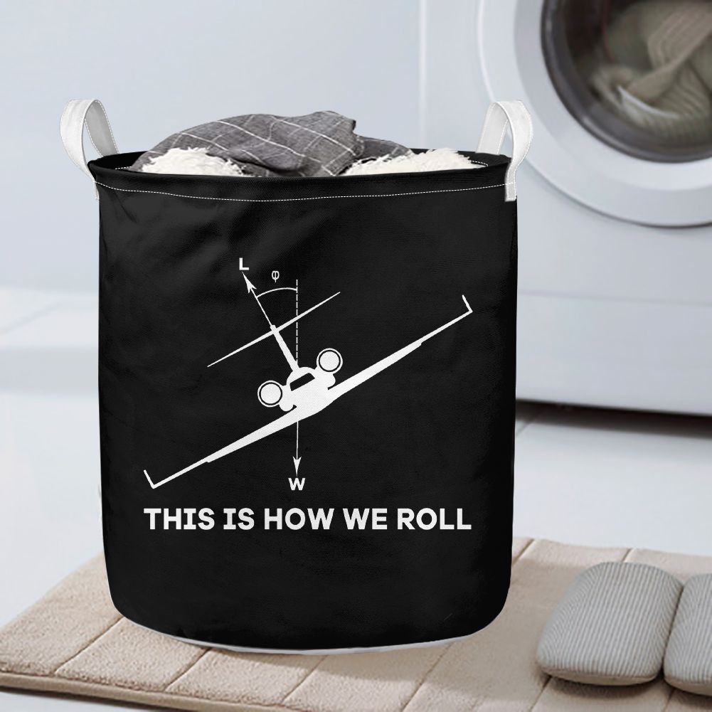 This is How We Roll Designed Laundry Baskets