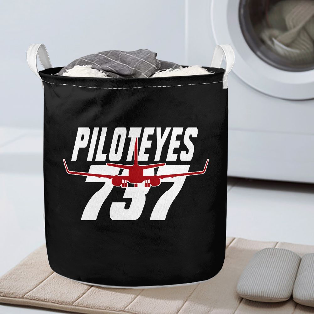 Amazing Piloteyes737 Designed Laundry Baskets