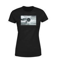 Thumbnail for Super Cool Airliner Jet Engine Designed Women T-Shirts