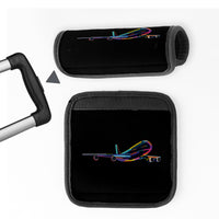 Thumbnail for Multicolor Airplane Designed Neoprene Luggage Handle Covers