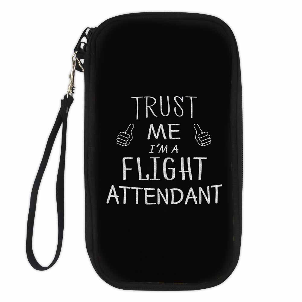 Trust Me I'm a Flight Attendant Designed Travel Cases & Wallets