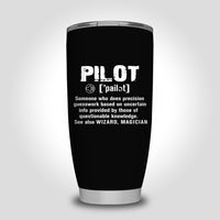 Thumbnail for Pilot [Noun] Designed Tumbler Travel Mugs