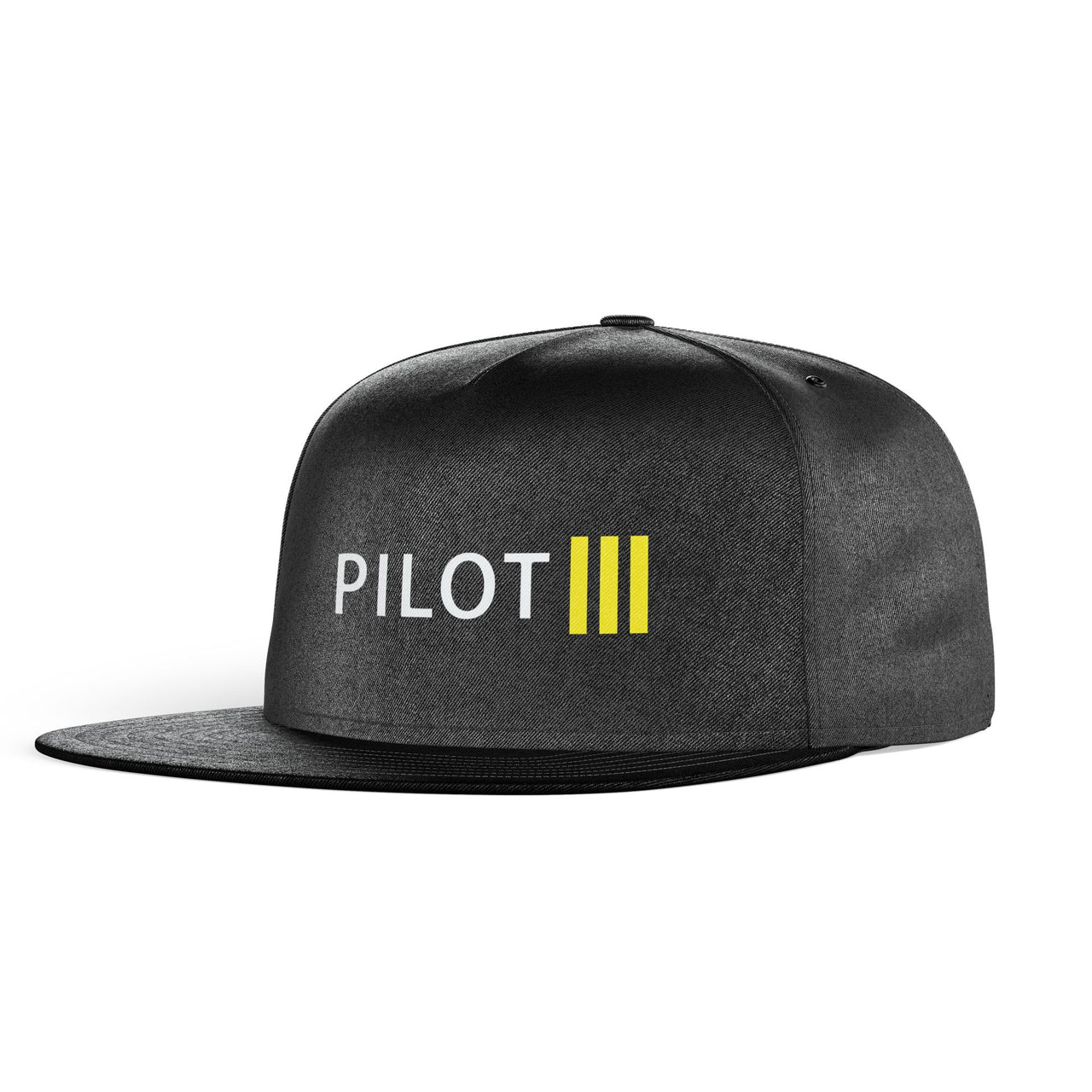 Pilot & Stripes (3 Lines) Designed Snapback Caps & Hats