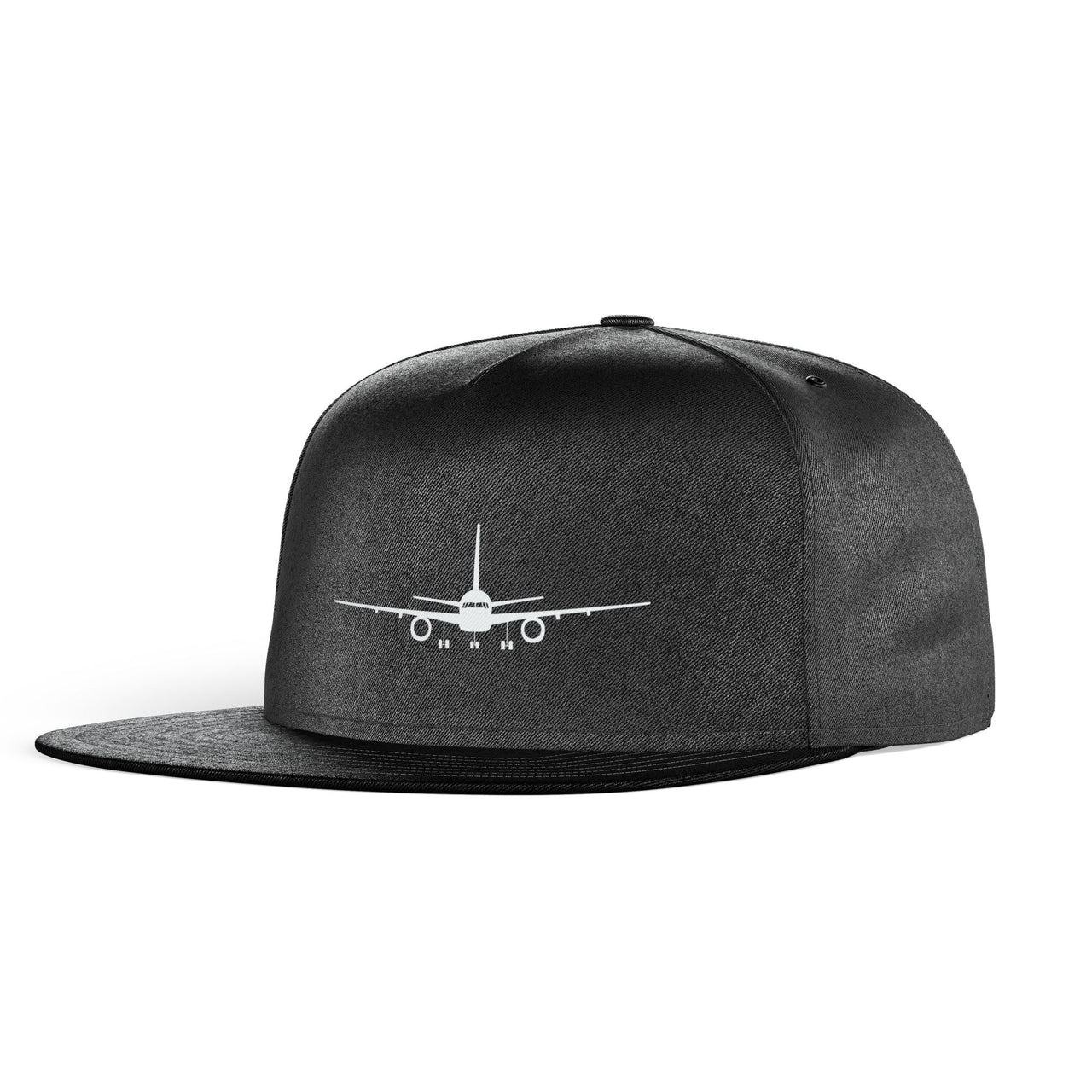Boeing 757 Silhouette Designed Snapback Caps & Hats