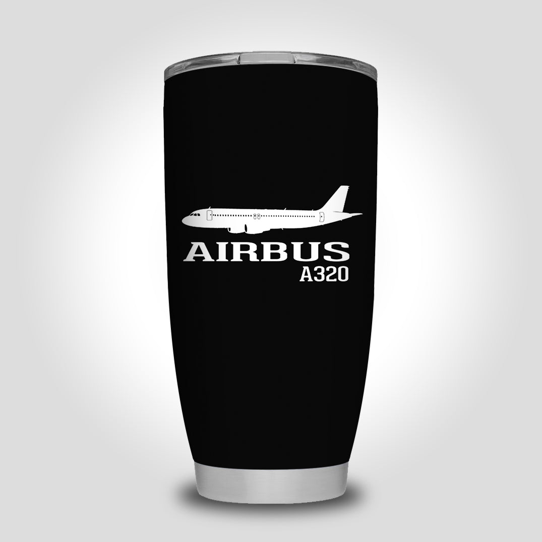 Airbus A320 Printed Designed Tumbler Travel Mugs