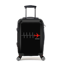 Thumbnail for Aviation Heartbeats Designed Cabin Size Luggages