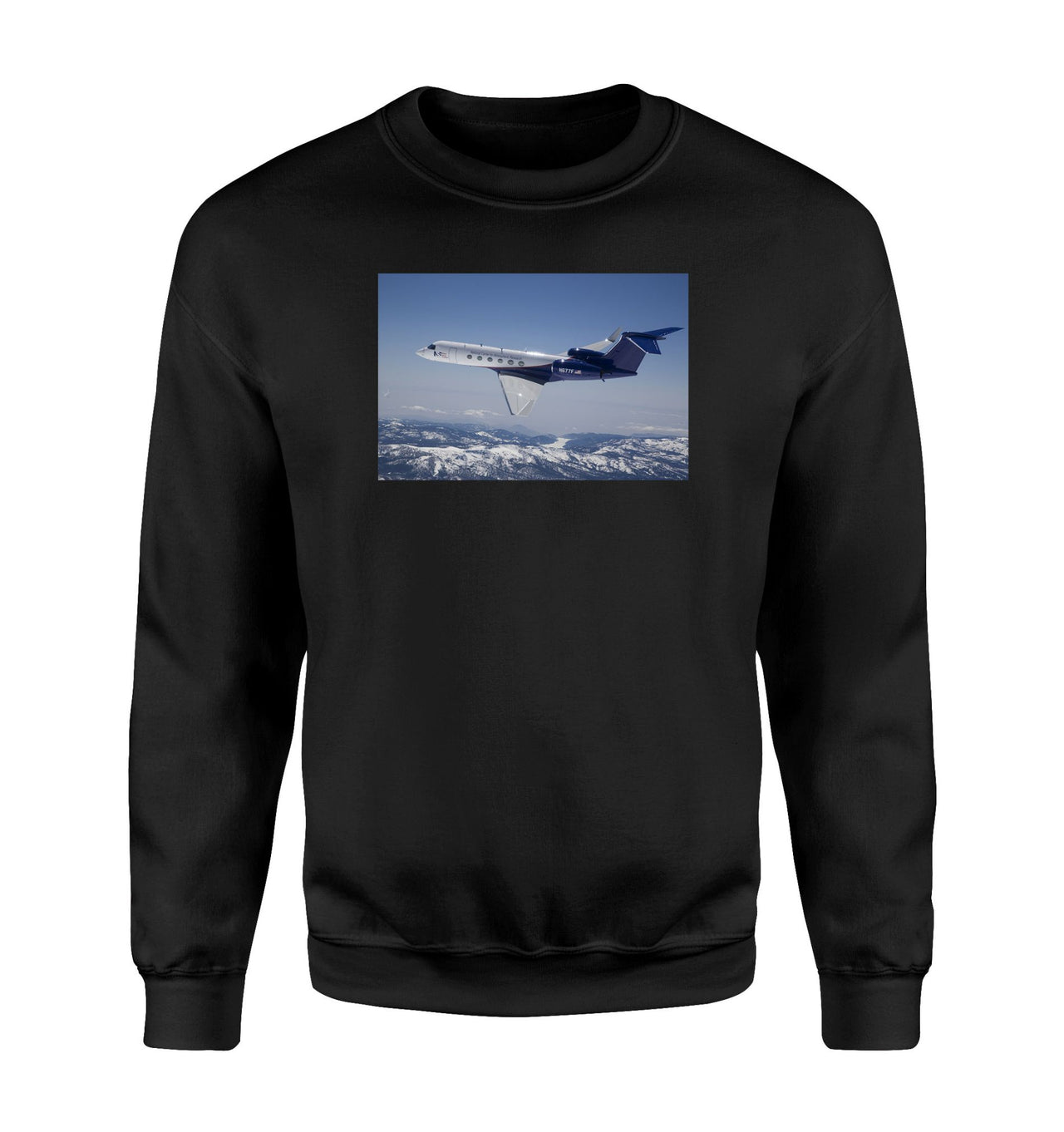 Cruising Gulfstream Jet Designed Sweatshirts