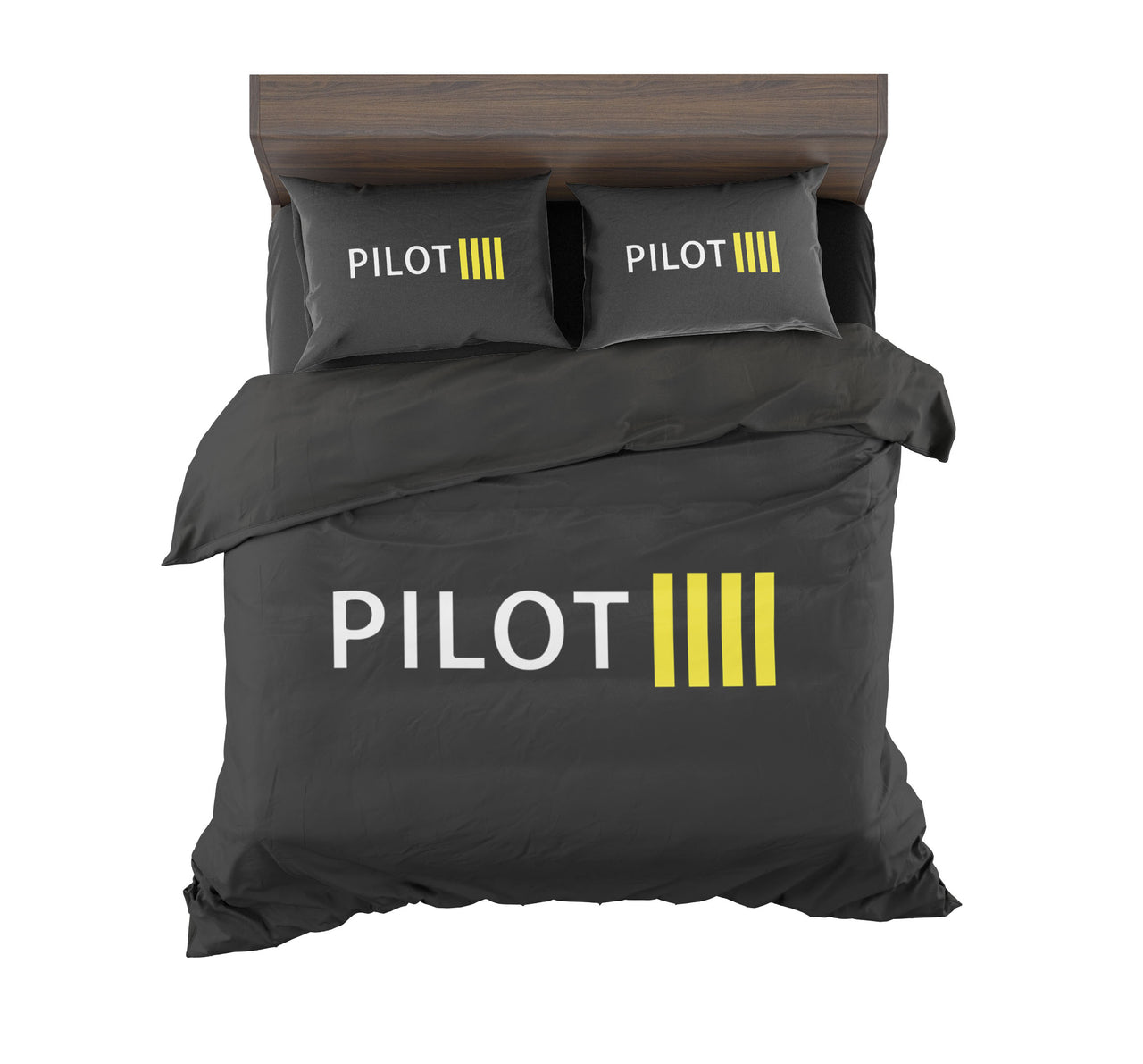 Pilot & Stripes (4 Lines) Designed Bedding Sets