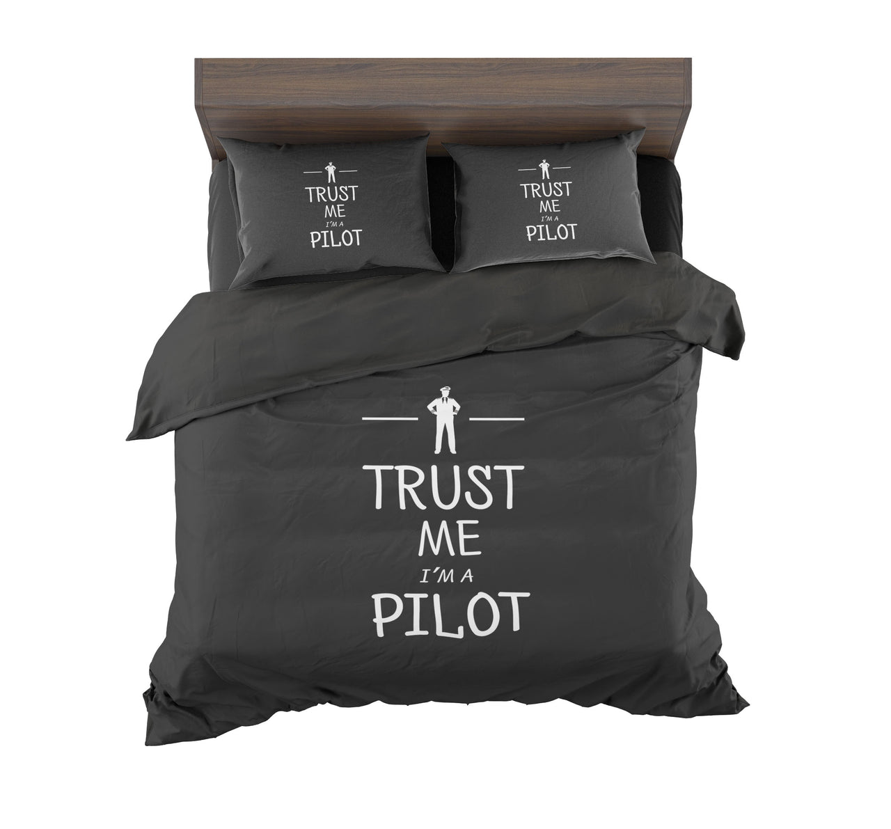Trust Me I'm a Pilot Designed Bedding Sets