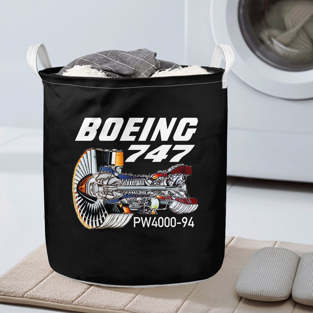 Boeing 747 & PW4000-94 Engine Designed Laundry Baskets