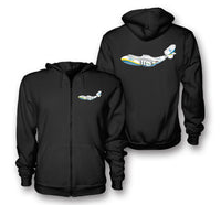 Thumbnail for RIP Antonov An-225 Designed Zipped Hoodies
