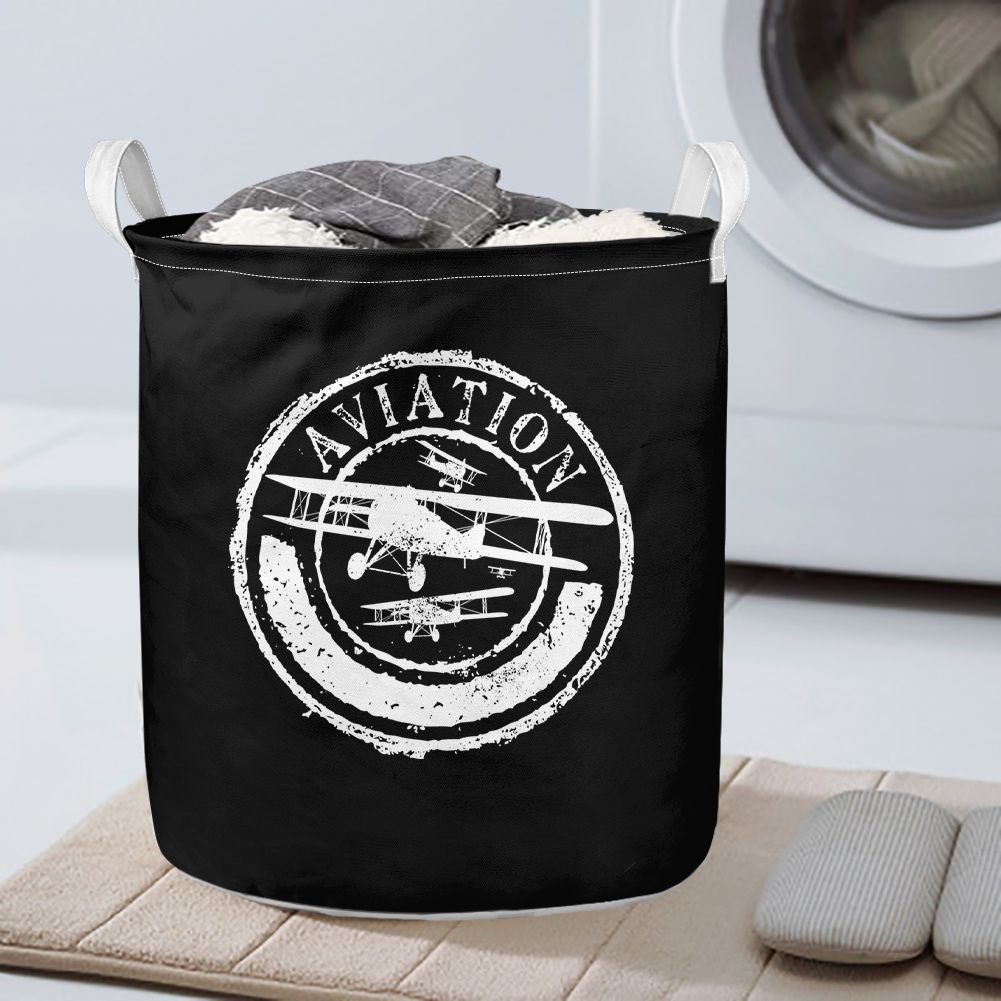 Aviation Lovers Designed Laundry Baskets
