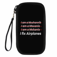 Thumbnail for I Fix Airplanes Designed Travel Cases & Wallets