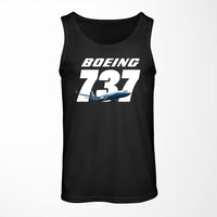Thumbnail for Super Boeing 737+Text Designed Tank Tops