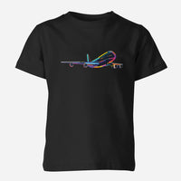 Thumbnail for Multicolor Airplane Designed Children T-Shirts